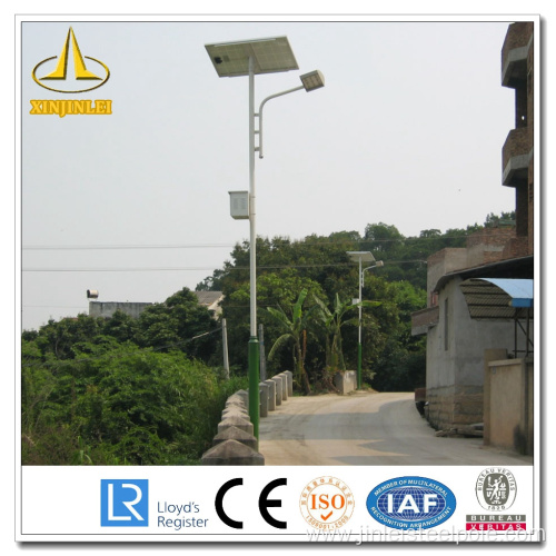 Steel Solar Powered Outdoor Lamp Post